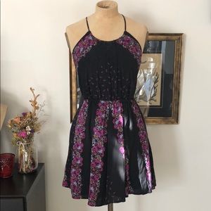 Free People patchwork skater dress